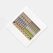 スーパーマーケットシェルフ紙ナプキンス スタンダードランチョンナプキン (角)