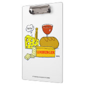 スーパーマーケット乳製品マネージャーおもしろいチーズ クリップボード (左)