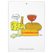 スーパーマーケット乳製品マネージャーおもしろいチーズ クリップボード (裏面)