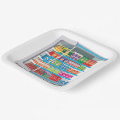 スーパーマーケット乳製品冷蔵庫 ペーパープレート (傾斜あり)