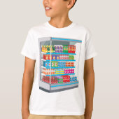 スーパーマーケット乳製品冷蔵庫 Tシャツ (正面)