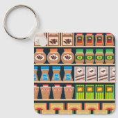 スーパーマーケット棚用キーチェーン キーホルダー (正面)