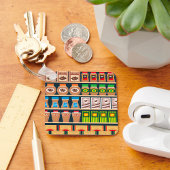 スーパーマーケット棚用キーチェーン キーホルダー