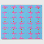 スーパームーンのうさぎ ラッピングペーパー (フラット)