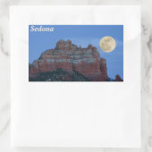 スーパームーンステッカー 長方形シール (バッグ)