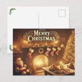 スーパーメリークリスマス ポストカード (正面/裏面)