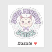 スーパーメンタルスタビリティアイアニカルキャットビニール シール (シート)