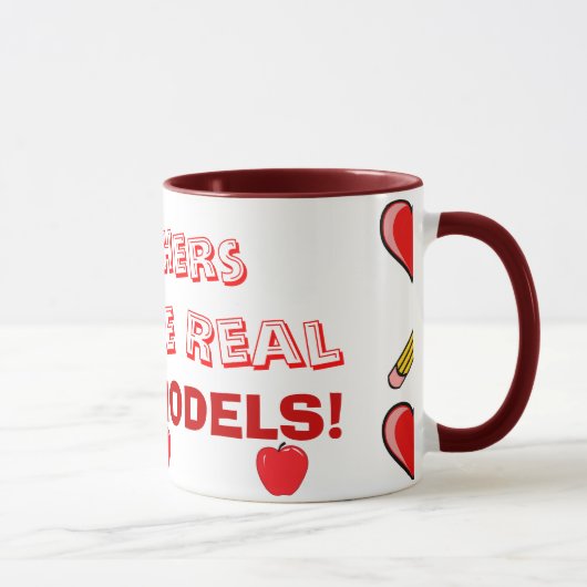 スーパーモデルの先生! マグカップ (右)