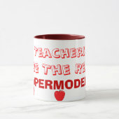 スーパーモデルの先生! マグカップ (中央)