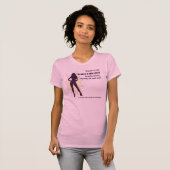 スーパーモデルの女性のTシャツ Tシャツ (正面フル)