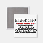 スーパーモデル…歯科助手 マグネット (正面/裏面)