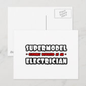スーパーモデル…電気技師 ポストカード (正面/裏面)