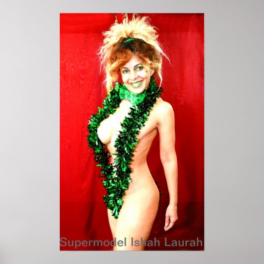 スーパーモデルIshah Laurah Happy St. Patrick's Day! ポスター (正面)
