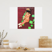 スーパーモデルISHAH LAURAH ST.パティの日2018 ポスター (キッチン)