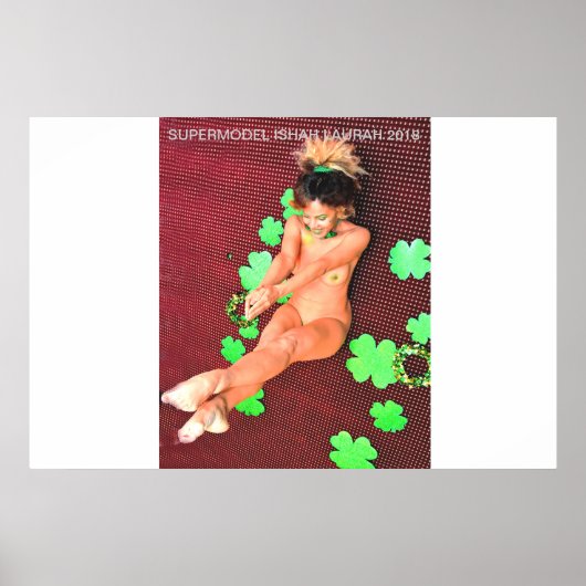 スーパーモデルISHAH LAURAH ST.パティの日2018 ポスター (正面)
