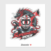 スーパーモトライダー � オートバイ シール (シート)