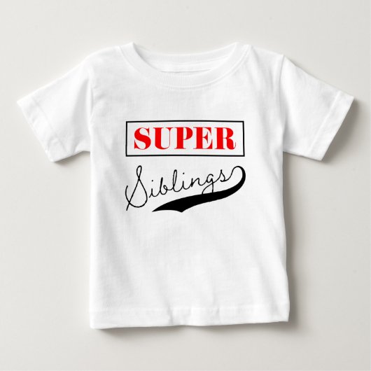 スーパー兄弟 ベビーTシャツ (正面)