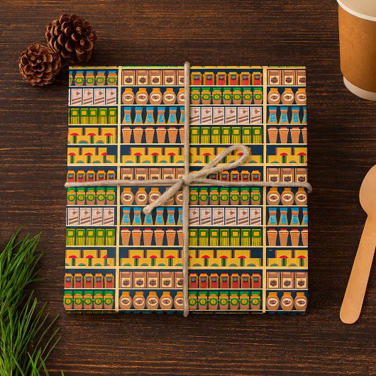 スーパー棚包み紙 ラッピングペーパー