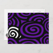 スーパー渦巻形のプルポストカード ポストカード (正面/裏面)