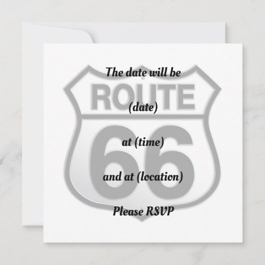 スーパー66 招待状 (裏面)