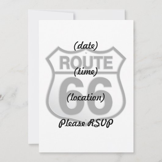 スーパー66 招待状 (裏面)