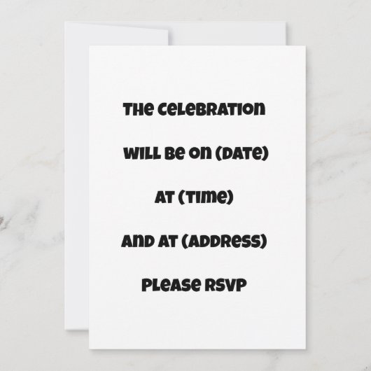 スーパー66 招待状 (裏面)