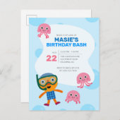 スーパー・シンプル | ノードル＆パals 水遊びパーティー ポストカード (正面/裏面)