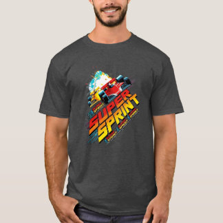 スーパー・スプリント アーケードアート Tシャツ