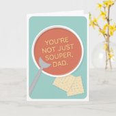 スープおやじのグリーティングカード カード (黄色い花)