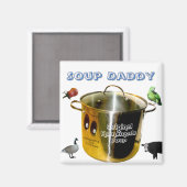 スープお父さんの磁石 マグネット (正面/裏面)