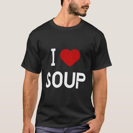スープが大好き Tシャツ (正面)