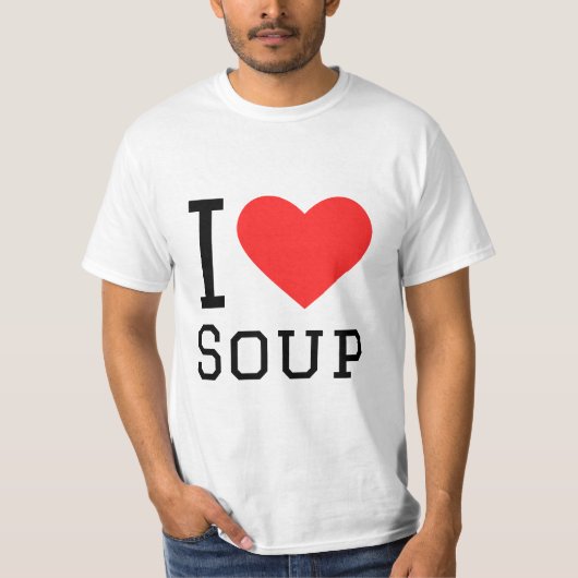 スープが大好き Tシャツ (正面)