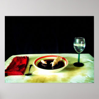 スープに入った豚 ポスター