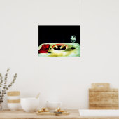 スープに入った豚 ポスター (キッチン)