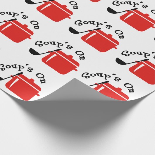 スープのオン ラッピングペーパー (角)