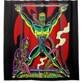 「スープの中」シャワーカーテン シャワーカーテン