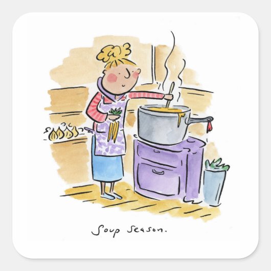 スープの季節 スクエアシール (正面)