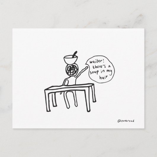 スープはがき ポストカード (正面)