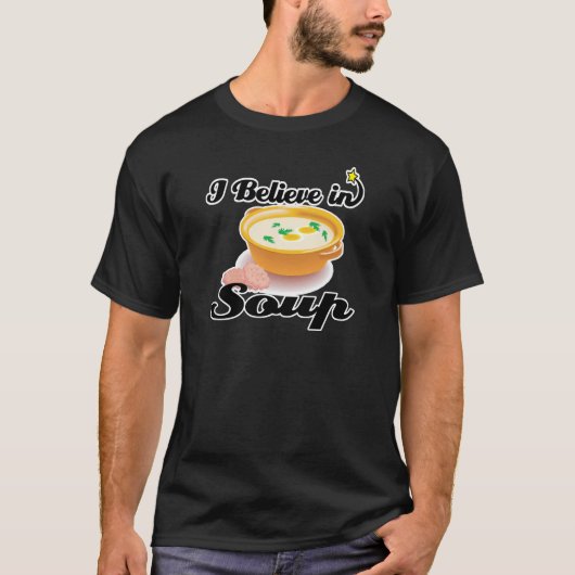 スープを信じる Tシャツ (正面)