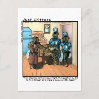 スープを吸う ポストカード