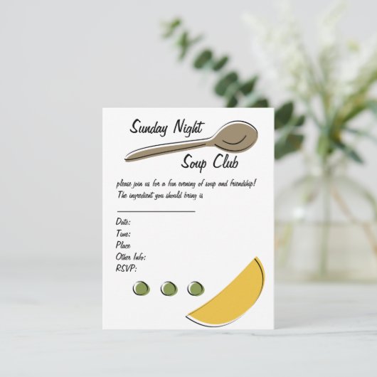 スープクラブ 招待状 (スタンド正面)