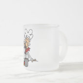 スープシェフTシャツ&ギフト フロストグラスマグカップ (正面右)