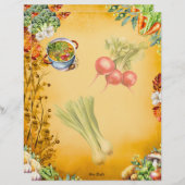 スープデュジュールフ空白のルレシピページ (正面/裏面)