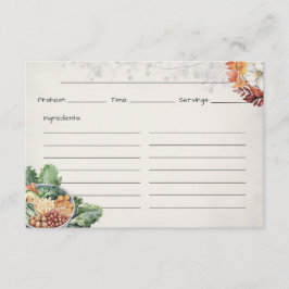 スープデュジュールベーシックレシピカード エンクロージャーカード