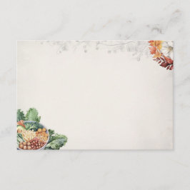 スープデュジュールベーシック空白のレシピカード エンクロージャーカード