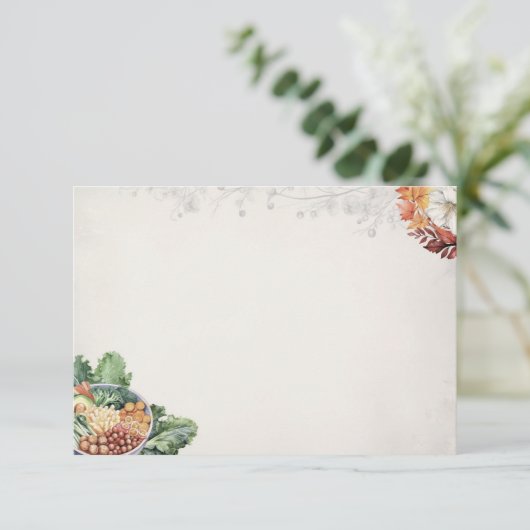 スープデュジュールベーシック空白のレシピカード エンクロージャーカード (スタンド正面)