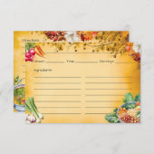 スープデュジュールレシピカード エンクロージャーカード (正面/裏面)