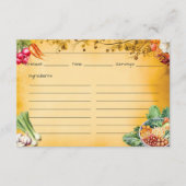 スープデュジュールレシピカード エンクロージャーカード (正面)