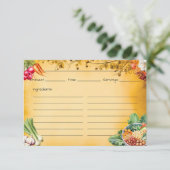 スープデュジュールレシピカード エンクロージャーカード (スタンド正面)