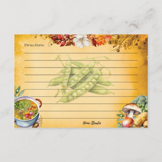 スープデュジュールレシピカード エンクロージャーカード (裏面)